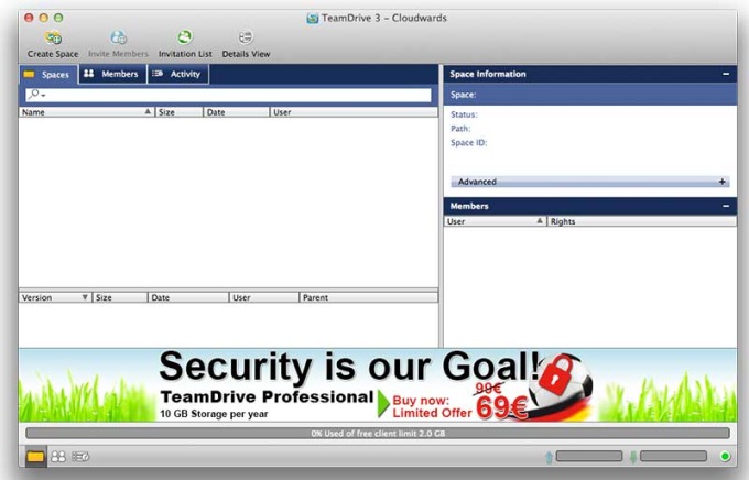 TeamDrive Dropbox Alternative