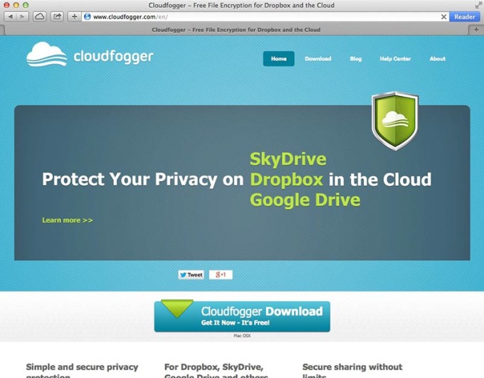 Cloudfogger Dropbox Alternative